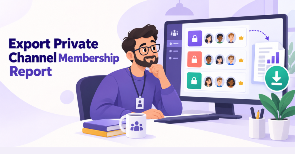 How to Export a Private Channel Membership Report in Microsoft Teams