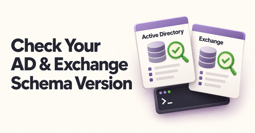 How to Update AD Schema to Support Exchange Attributes